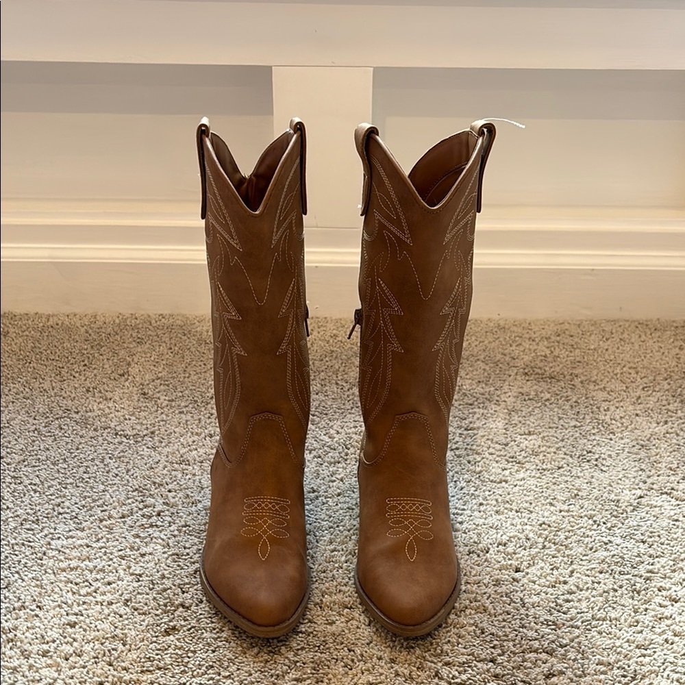 Brown Western Cowboy Boots